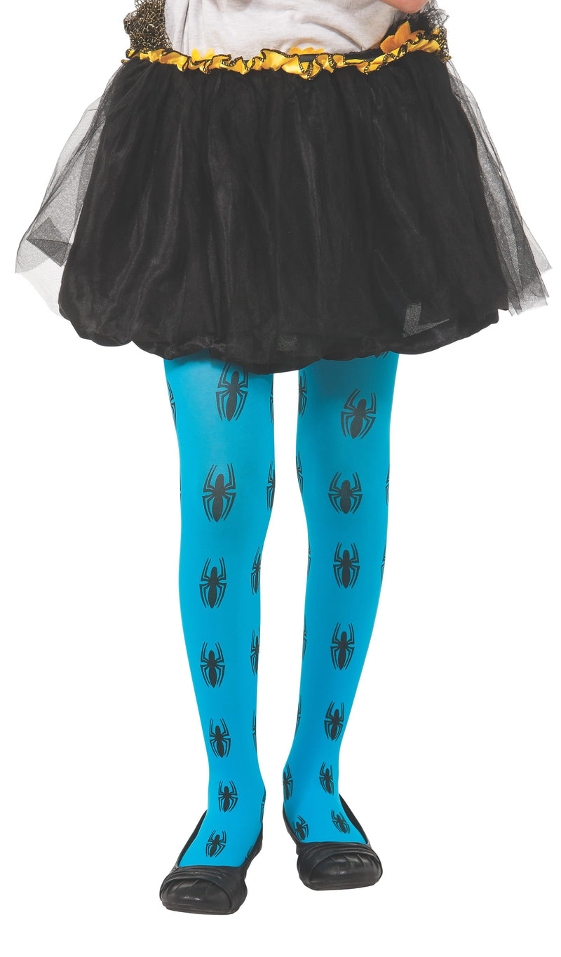 Spider-girl Blue Child Tights 
