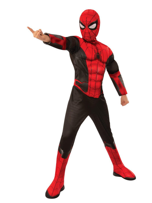 Spider-Man No Way Home Deluxe Red & Black Child Costume