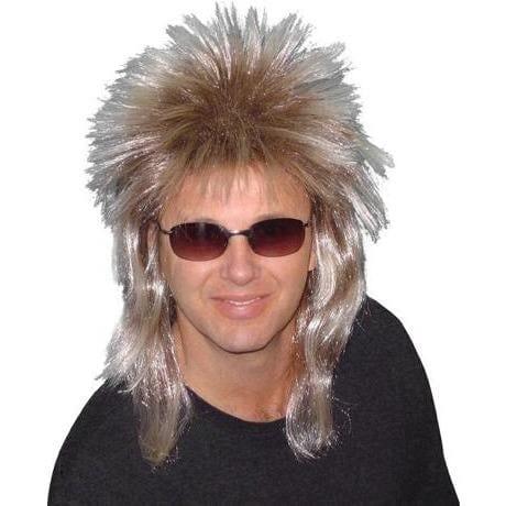 Spiky (Poita) 80's Mullet Wig - The Costume Company