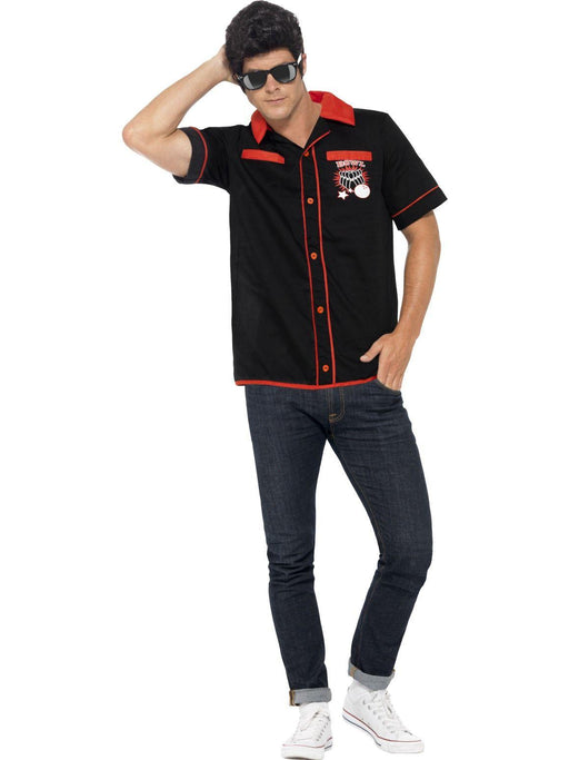 Strike it Lucky 50s Bowling Shirt - Buy Online Only - The Costume Company