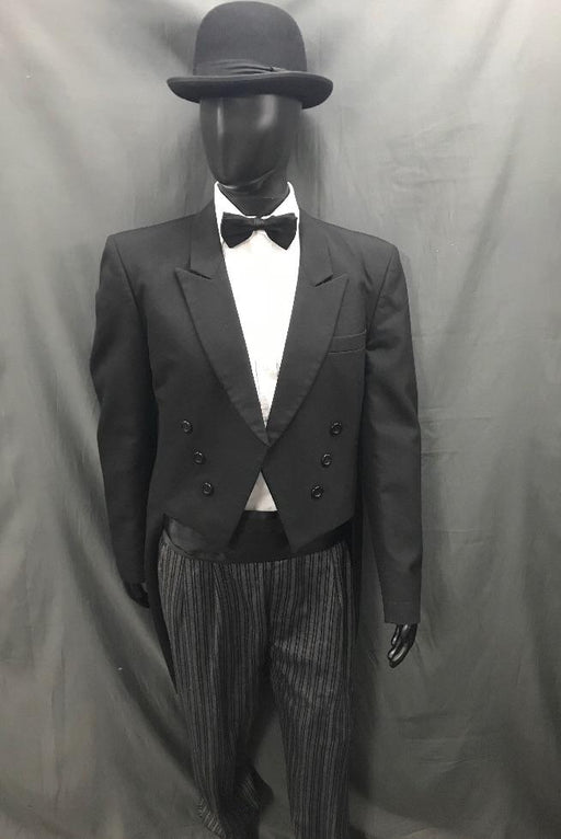 Suit Black and Grey Tails - Hire - The Costume Company | Fancy Dress Costumes Hire and Purchase Brisbane and Australia