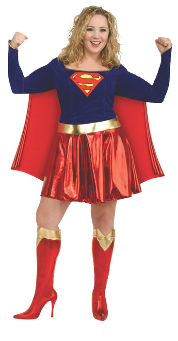 Supergirl Deluxe Plus Size Costume - Buy Online Only - The Costume Company