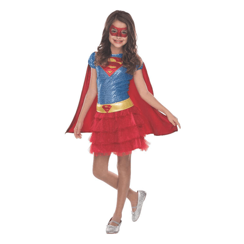 Supergirl Tutu Sequin Child Costume 