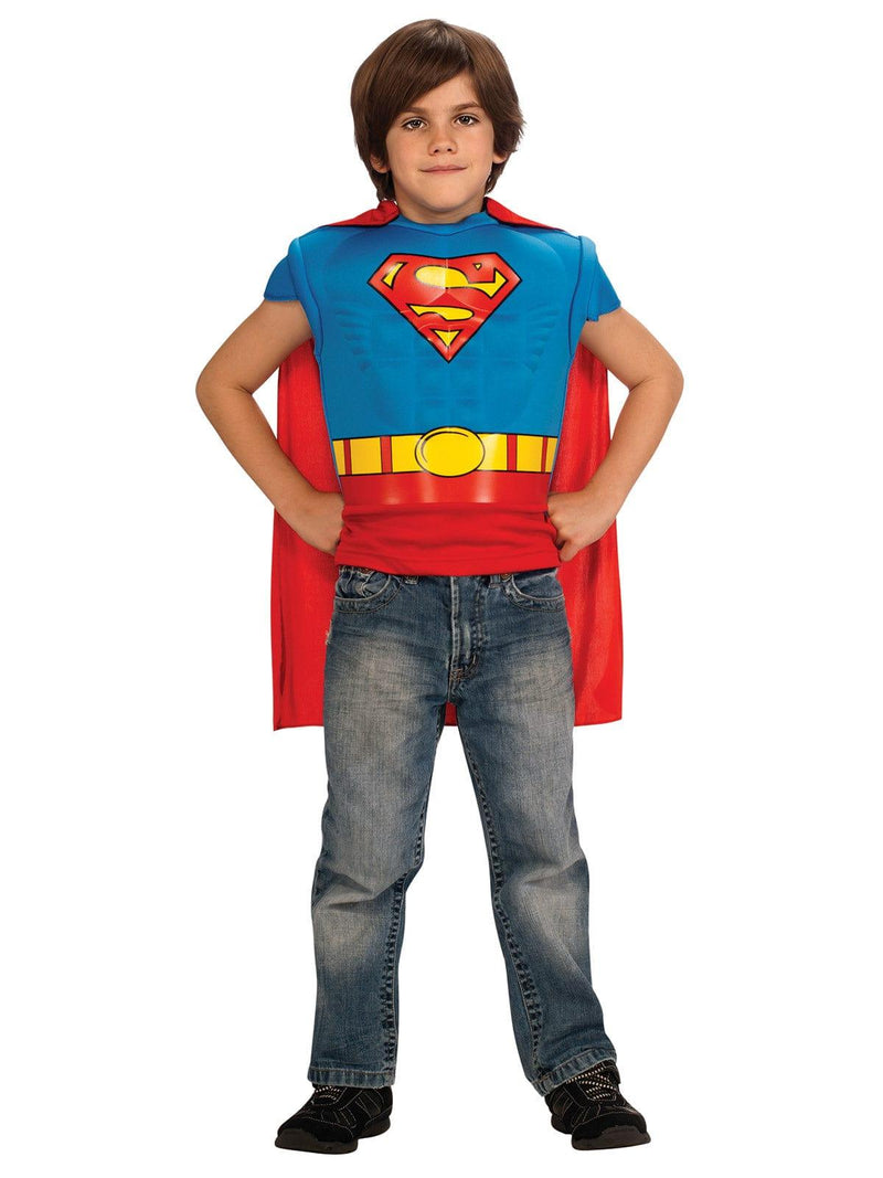 Superman Muscle Chest Top Child Costume 