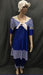 1920s Simmers Royal Blue and White Stripe with Swim Cap - Hire - The Costume Company | Fancy Dress Costumes Hire and Purchase Brisbane and Australia