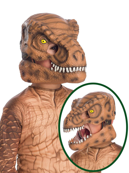 T-rex Moveable Jaw Child Mask | Buy Online - The Costume Company | Australian & Family Owned 