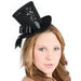 Top Hat Mini - Black Sequin - The Costume Company | Fancy Dress Costumes Hire and Purchase Brisbane and Australia