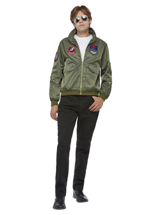 Top Gun Bomber Jacket Green - Buy Online Only