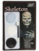 Tri Colour Make Up Palette Skeleton - The Costume Company