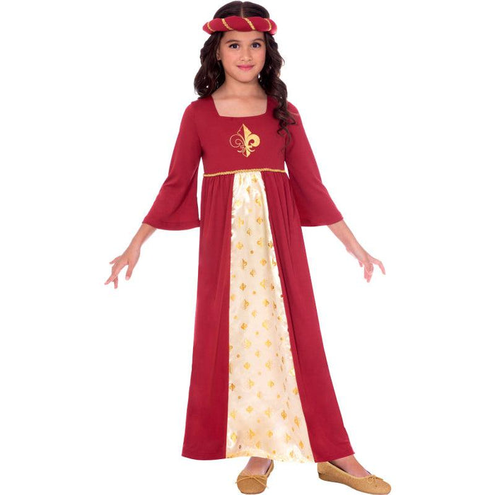 Tudor Princess Red Girls Costume