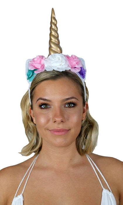 Unicorn Flower Crown Headband | Buy Online - The Costume Company | Australian & Family Owned 