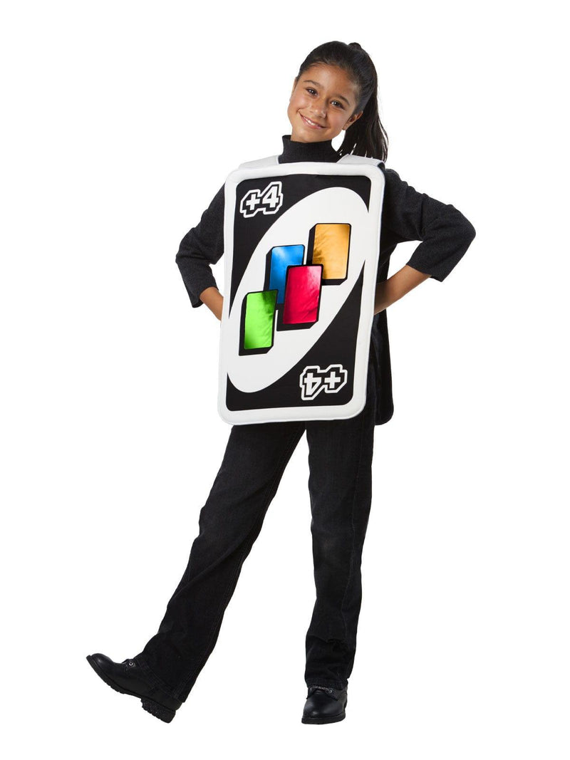 Uno Draw Four Card Tabard Child Costume 