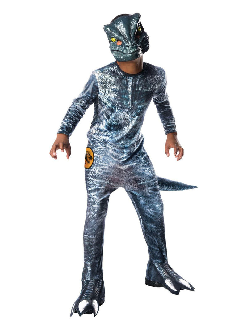 Velociraptor Blue Deluxe Lenticular Child Costume 