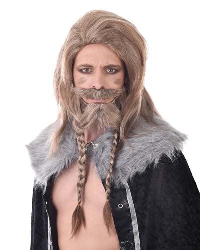 Viking Wig and Beard Set - The Costume Company