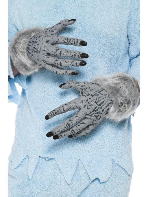 Werewolf Latex Gloves with Attatched Fur - The Costume Company