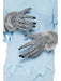 Werewolf Latex Gloves with Attatched Fur - The Costume Company