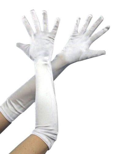 White Long Gloves 1920's to 1940's