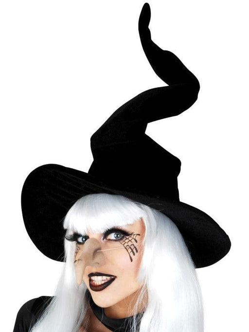 Witches Hat Velvet With Bendable Wire Insert - The Costume Company