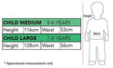 Star wars costume size chart