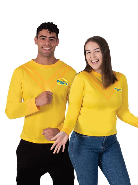 Yellow Wiggle Costume Top Adult Costume 